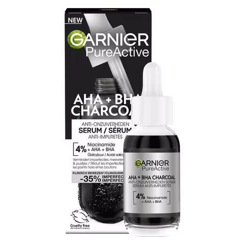 Garnier AHA + BHA Charcoal Serum